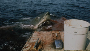 When "Jaws" was released in 1975, it became the first "blockbuster" movie
