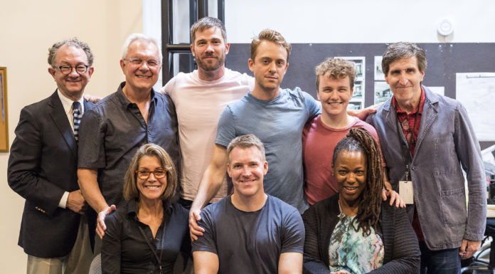 Will writer Paul Rudnick have a Big Night when Big Night opens? The company of Big Night at the Kirk Douglas Theatre.