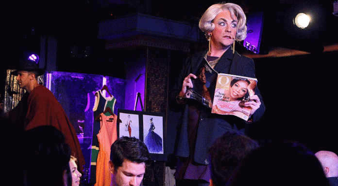 Comedian Drew Droege Takes on the Role of Miranda Priestly in The Unauthorized Musical Parody of The Devil Wears Prada What would Meryl Streep think of Drew Droege?