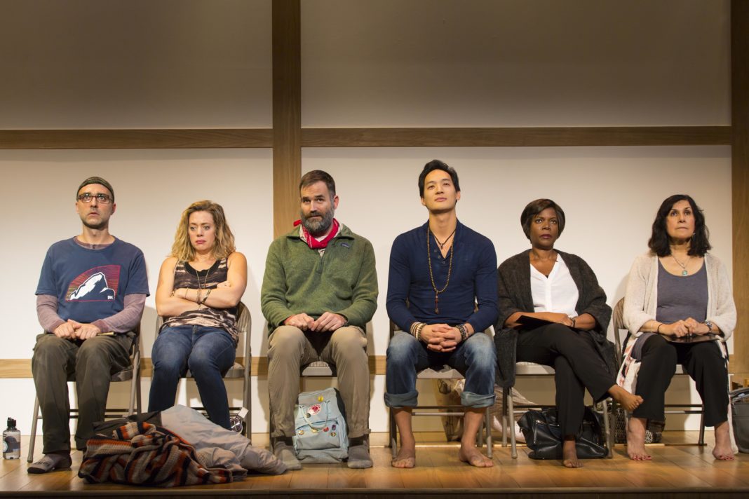 This highly-acclaimed play takes place at a silent retreat