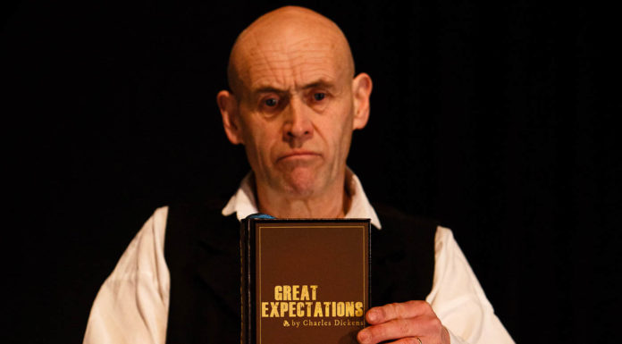 David Mynne Learned to Love “Great Expectations” David Mynne tackled his first one-man show in "Great Expectations"