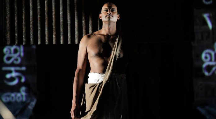 Sean Panikkar Finds His Own Truth Force Tenor Sean Panikkar stars as "Gandhi" in "Satyagraha"