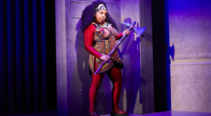 Black Super Hero Magic Mama "Black Super Hero Magic Mama" is having its world premiere at the Audrey Skirball Kenis Theatre