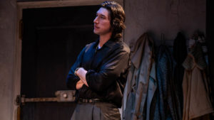 Brandon Uranowitz shares the stage with Adam Driver and Keri Russell