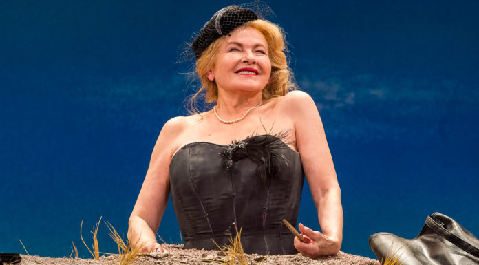 Happy Days "Happy Days" is a two-character play by Samuel Beckett