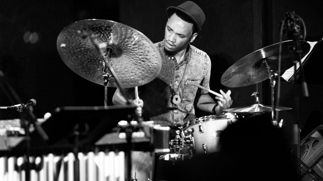 Jeremy Dutton played as part of the Vijay Iyer Sextet