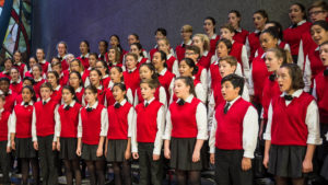 The LA Children's Chorus is lead by Fernando Malvar-Ruiz