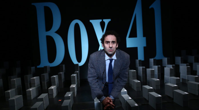 Ain Gordon Stumbles onto 217 Boxes Ain Gordon is the writer/director of "217 Boxes of Dr. Henry Anonymous"