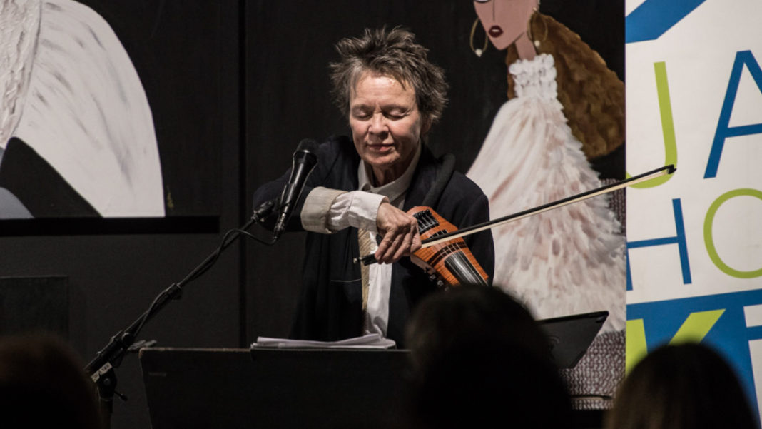 Laurie Anderson and Christian McBride team up for a concert at Walt Disney Concert Hall