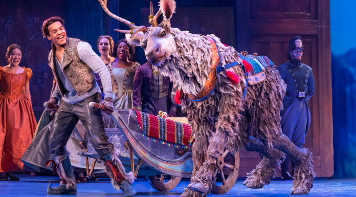 Collin Baja is One of Frozen’s “Svens”… The role of Sven is physically demanding for Collin Baja