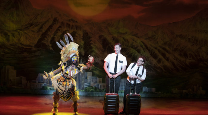 The Book of Mormon – Canceled "The Book of Mormon" plays the Ahmanson Theatre