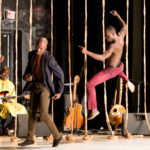 Dancers-Olivier-Tarpaga-Aziz-Derme-Ousseni-Dabare-with-musicians-Boubacar-Djiga-and-Daouda-Guindo-in-22Declassified-Memory-Fragment22-Photo-by-Mark-Simpson-Courtesy-Joyce-Theater_