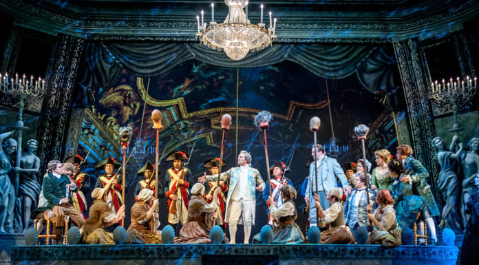 Hear The Ghosts of Versailles LA Opera at Home streams "The Ghosts of Versailles" on July 16th.