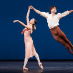 Dances at a Gathering by Jerome Robbins, 
The Royal Ballet, ROH Covent 
Pink; Marianela Nunez,
Mauve; Francesca Hayward,	
Apricot; Yasmine Naghdi,
Blue; Fumi Kaneko,
Green;	Laura Morera*  
Brown; Alexander Campbell,
Green;	William Bracewell,
Purple; Feder