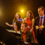 Lesli Margherita, Andrea Ross, Ryan Vona, Nicholas Christopher, Ashley Blanchet, and Andy Einhorn in You I Like- A Musical Celebration of Jerry Herman (Photo by Jeff Lorch-Courtesy Playhouse Live)