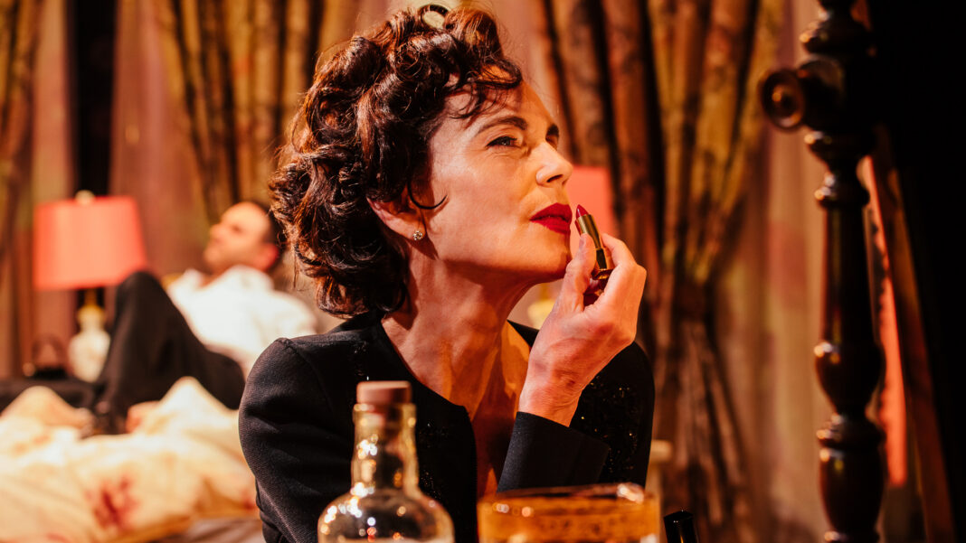 Cultural Attaché talks to Elizabeth McGovern who stars as Ava Gardner in her play 