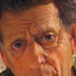 Part of Luis Alvarez Roure’s Painting of Philip Glass from Philip Glass Solo